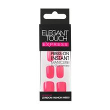 Elegant Touch Express Polished Bright Coral Takma Tırnak