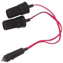 Elektromer 2'li 1 Erkek 2 Dişi Çakmak Fişi Çoklayıcı