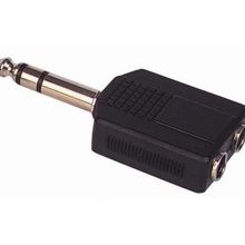 Elektromer 6.3 mm Stereo Erkek 6.3 mm Stereo Dişix2 Çevirici Jack