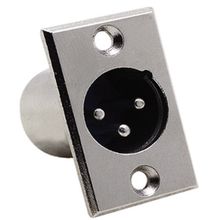 Elektromer Canon XLR 3 Pin Erkek Şase Konnektör