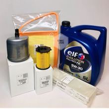 Elf Citroen C-Elysee 1.6 Hdi Filtre Bakım Seti 5W30 Motor Yağı