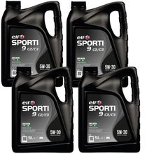 Elf Sporti 9 5W30 C2/C3 5 lt 4'lü Motor Yağı