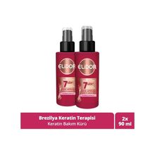 Elidor 2x90 ml Isı İle Aktifleşen Keratin Bakım Kürü Durulanmaz Saç Kremi