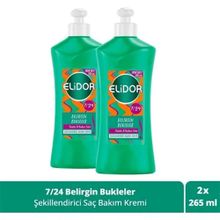 Elidor 7/24 Belirgin Bukleler 2x265 ml Şekillendirici Saç Bakım Kremi