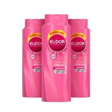 Elidor Güçlü Parlaklık 3x650 ml Şampuan
