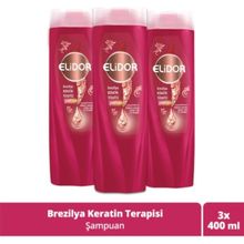 Elidor Keratin Therapy 3x400 ml Şampuan