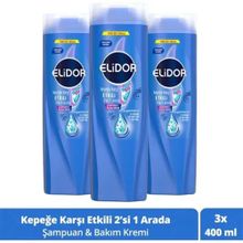 Elidor Superblend 2'si 1 Arada Çay Ağacı Yağı ve Aloe Veralı 3x400 ml Şampuan ve Saç Kremi