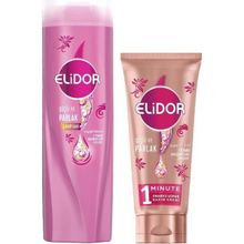 Elidor Superblend Güçlü ve Parlak 650 ml Şampuan ve 7/24 Elektriklenme Önleyici Şekillendirici Bakım Kremi