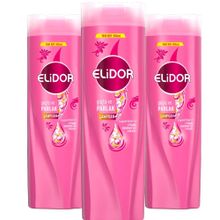 Elidor Superblend Makademya Yağı Güçlü ve Parlak 3x325 ml Şampuan
