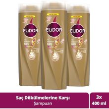 Elidor Superblend Saç Dökülmelerine Karşı 3x400 ml Şampuan