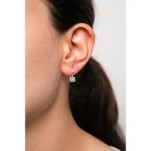 Elika Silver 925 Ayar Sallantılı Minimal Model Kadın Gümüş Küpe