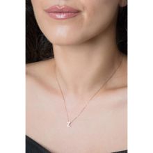 Elika Silver 925 Ayar Üç Boyutlu Z Harfi Rose Kaplama Kadın Gümüş Kolye