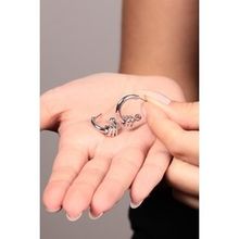 Elika Silver Kadın Halka Model Küpe