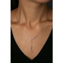 Elika Silver Sıralı Yıldız Model 925 Ayar Kadın Gümüş Kolye