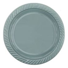 Elitetime Gümüş Plastik Yuvarlak 22 cm Tabak