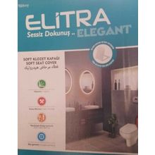 Elitra Beyaz Elegant Klozet Kapağı