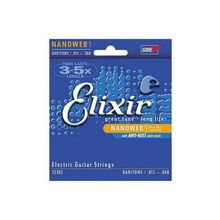 Elixir 12302 012-068 Baritone NanoWeb Elektro Gitar Teli