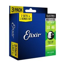 Elixir 16552 10-46 Optiweb 3'lü Elektro Gitar Teli