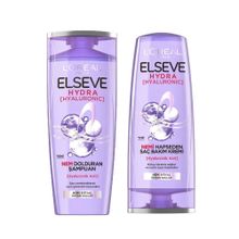 Elseve Hydra Hyaluronic 390 ml Nem Dolduran Şampuan + 390 ml Nemi Hapseden Saç Kremi
