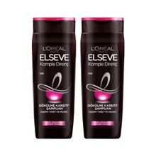 Elseve Komple Direnç Dökülme Karşıtı 2x670 ml Şampuan