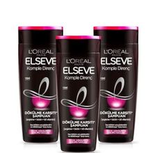 Elseve Komple Direnç Dökülme Karşıtı 3x390 ml Şampuan
