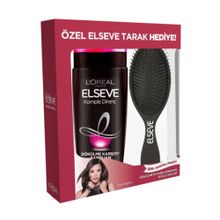 Elseve Komple Direnç Dökülme Karşıtı 450 ml Şampuan+Tarak Seti