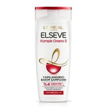 Elseve Komple Onarıcı 5 Yapılandırıcı Bakım 2x670 ml Şampuan + 360 ml Saç Bakım Kremi