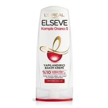 Elseve Komple Onarıcı 5 Yıpranmış Saçlar Için Keratinxs Içeren Yapılandırıcı 360 ml Saç Bakım Kremi