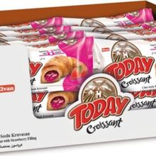 Elvan Today Kruvasan Çilekli 40 gr. 20 Adet (1 Kutu)
