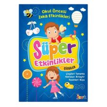 Ema Çizgiler Çocuk Süper Etkinlikler Kitabı