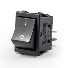 Emas A14B5H10 2NA 30x22 mm Siyah Gövdeli Köprülü Işıksız Switch