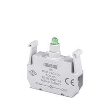 Emas B9 12-30V AC/DC Ledli Yeşil Sinyal Blok Butonu