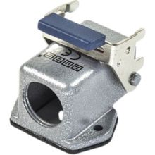 Emas EBM05PE56 10A 5 Kontaklı Metal Alt Yan Girişli Eğik Makine Prizi