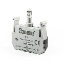 Emas Kırmızı 100 250 V AC DC BK Ledli Sinyal Blok