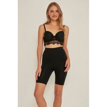 Emay 3005 Soft Uzun Siyah Kadın Boxer Korse