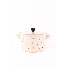 Emaylab Black Cupid Emaye 20 cm Tencere
