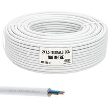 Emba Bilişim CL-19610 2 x 1.5 cm 100 m Beyaz Ttr Kablo