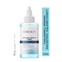 Embeauty 200 ml Leke Karşıtı Canlandırıcı ve Gözenek Sıkılaştırıcı Glikolik Asit Tonik