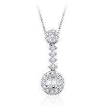 Emel Diamond 0.17 ct Pırlanta Baget Kolye