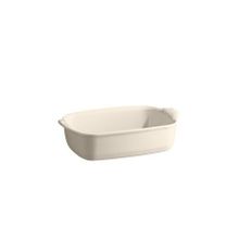Emile Henry 29649 Dikdörtgen 22x14 cm Ekru Fırın Kabı