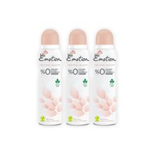 Emotion 3x150 ml Natural Bloom Kadın Deodorant