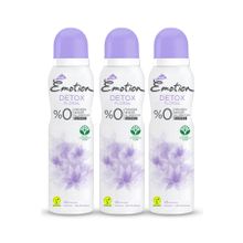 Emotion Detox Floral 3x150 ML Kadın Deodorant