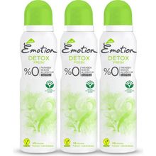 Emotion Detox Fresh 3x150 ML Kadın Deodorant