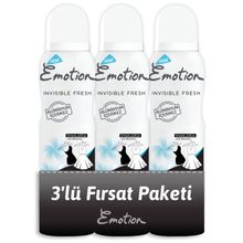 Emotion Invisible Fresh 3x150 ML Kadın Deodorant