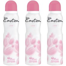 Emotion Love 150 ml x 3 Kadın Deodorant