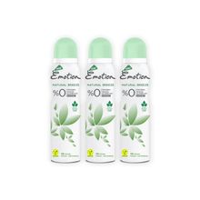Emotion Natural Breeze 3x150 ml Deodorant
