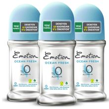 Emotion Ocean Fresh 3x50 ml Kadın Roll-On Deodorant