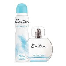 Emotion Ocean Fresh EDT 50 ml +150 ml Deodorant Kadın Parfüm Set