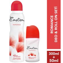 Emotion Romance 150 ml Kadın Deodorant + Romance 50 ml Kadın Roll-On