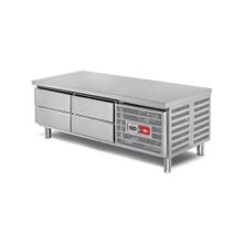 Empero 6x1/1 100 200x70x55 cm Fanlı Set Altı Buzdolabı Inox